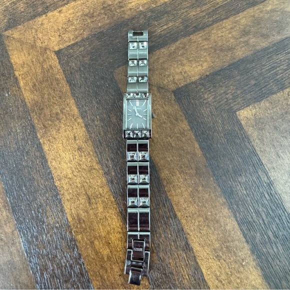 Fossil Gunmetal Watch with Crystal Accents - Picture 5 of 5